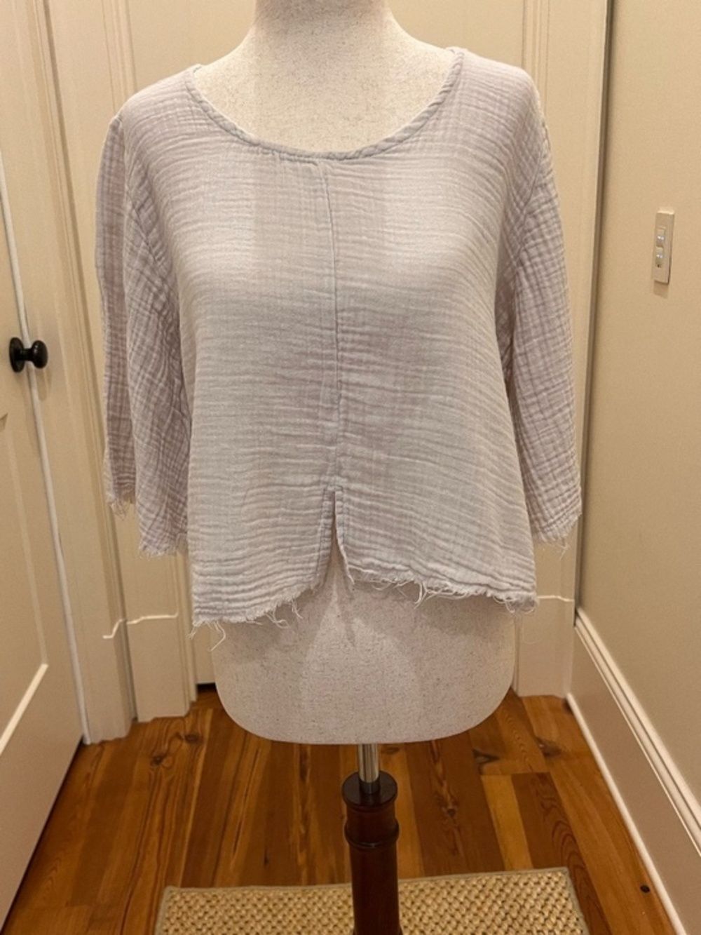 Stark X Top XS - Cotton Gauze - Cream -